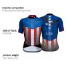 wulibike mens usa flag bike jersey M10018-deta