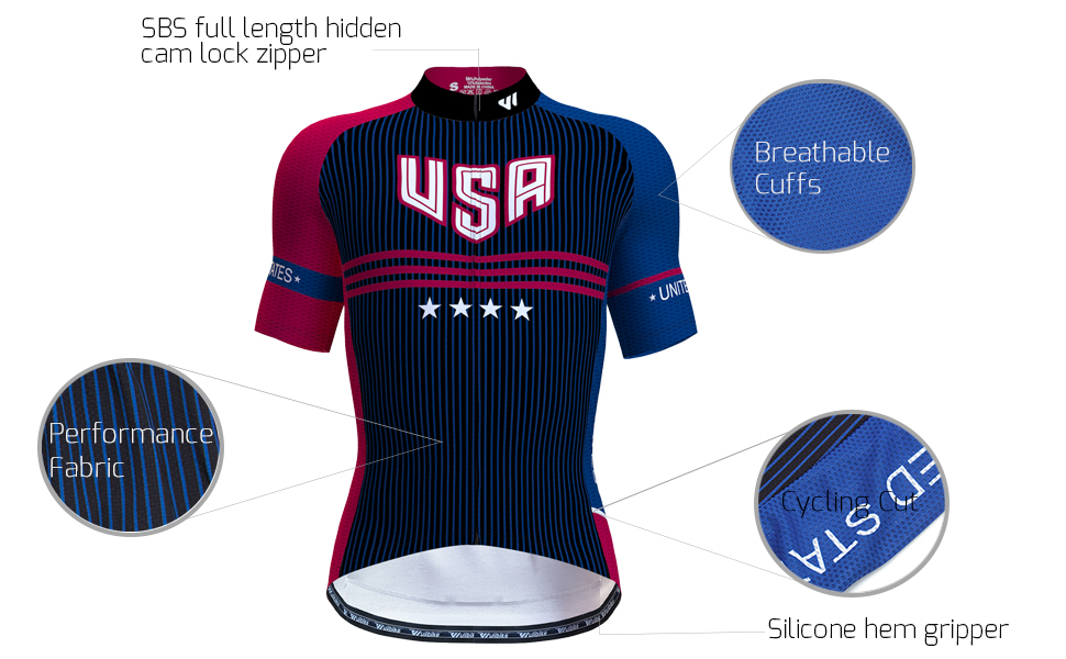 wulibike usa bike jersey men's M10011-description1