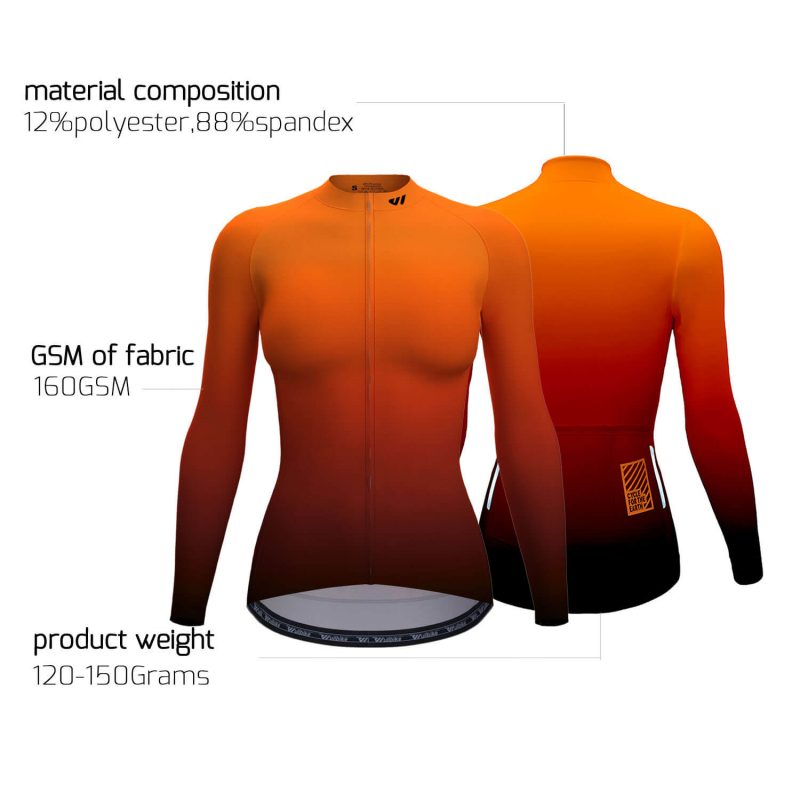 wulibike-women's-long-sleeve-cycling-jersey-gradient-orange-W1020-data