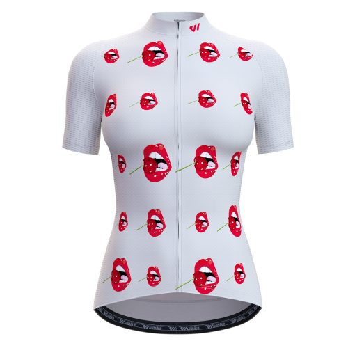 wulibike-men-cycling-jersey-short-sleeve-Cherry-mouth-W1012-front