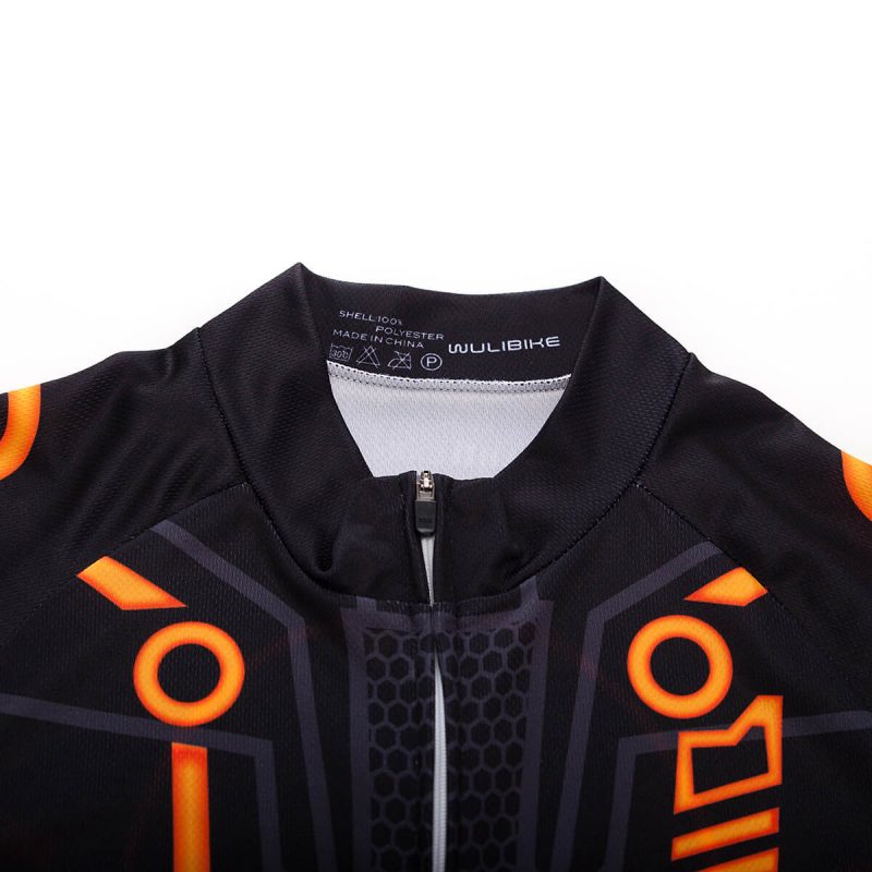 TRON orange cycling jersey kits 3133-details3