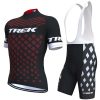 CJ012 cycling jersey set trek front