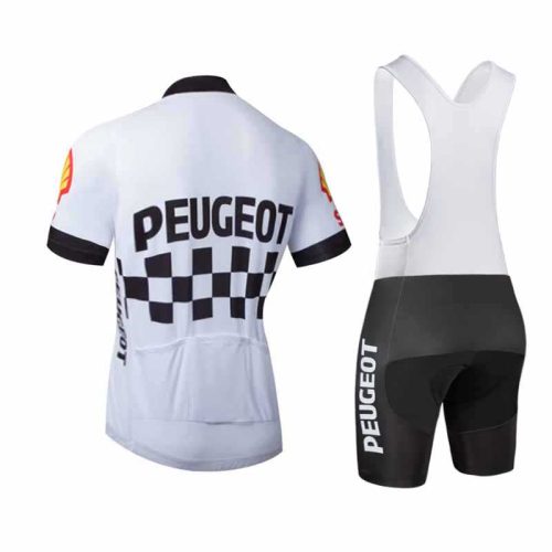 CJ222 peugeot cycling short jersey set back