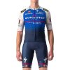 CJW005 Mens team cycling kit jersey and bib front