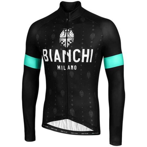 EBL071 Bianchi cycling jersey men FRONT