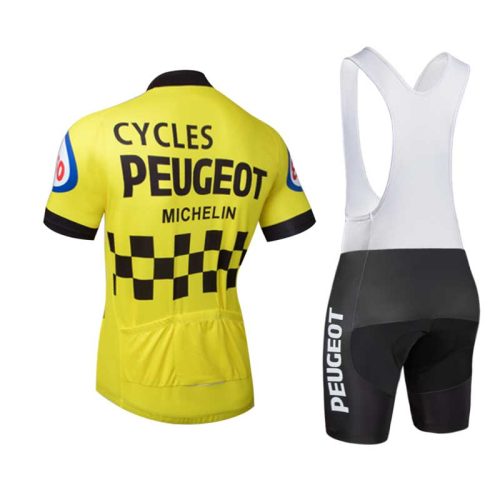 BS008 peugeot cycling short jersey set back