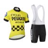 BS008 peugeot cycling short jersey set front