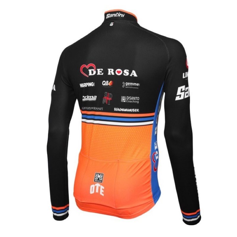 DE ROSA Santini 2016 Cyclin Kit Long Sleeve back