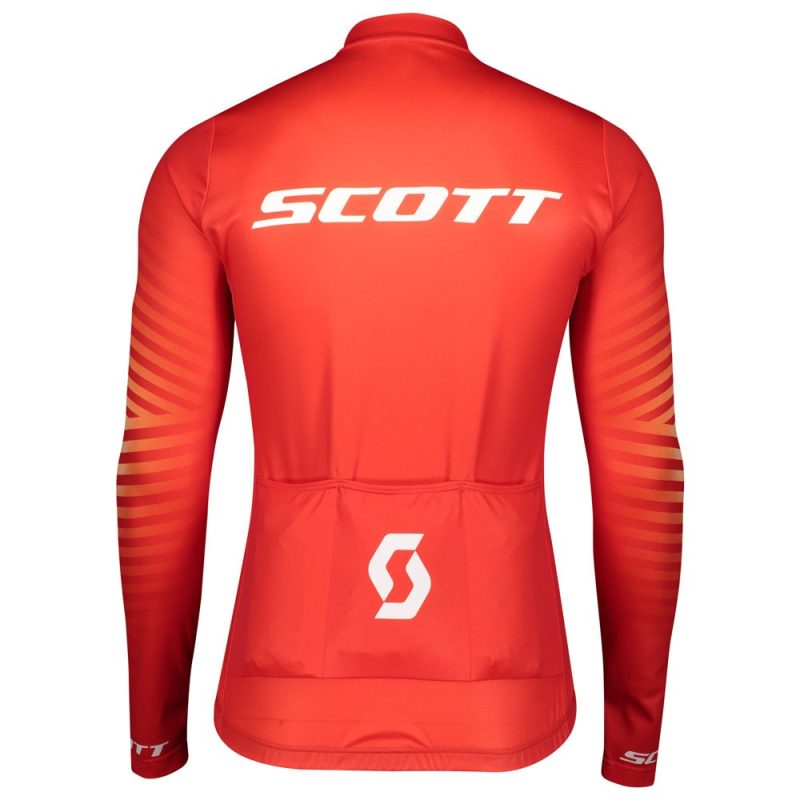 Scott RC Team 1.0 2020 Cyclin jersey Long Sleeve Red back