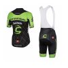 CJ030 EF mens team cycling kit jersey and bib back