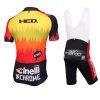 Cinelli Chrome 2016 RED BLACK mens cycling kit BACK