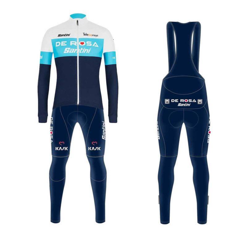 DE ROSA Santini 2021 Cyclin Kit Long Sleeve front