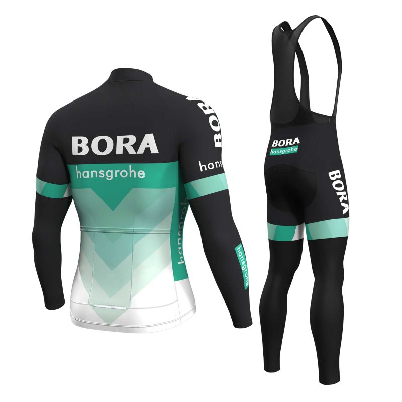 Bora–Hansgrohe Team 2019 road cycling kits for men back