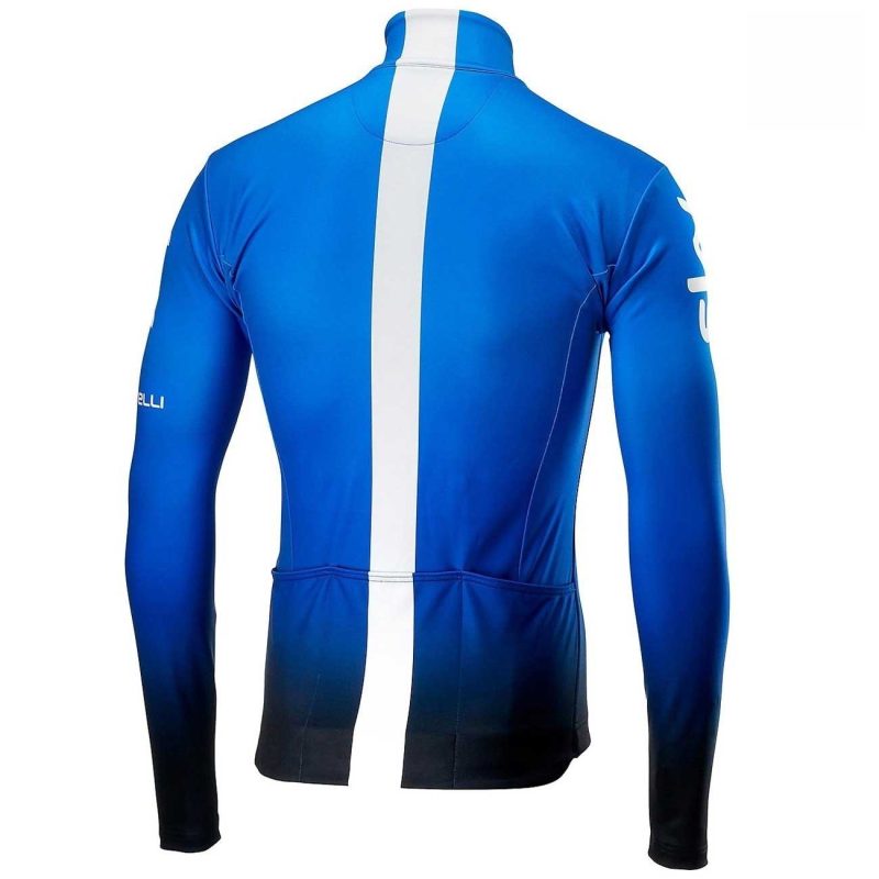 Sky Team 2019 Cyclin Kit Long Sleeve Blue back