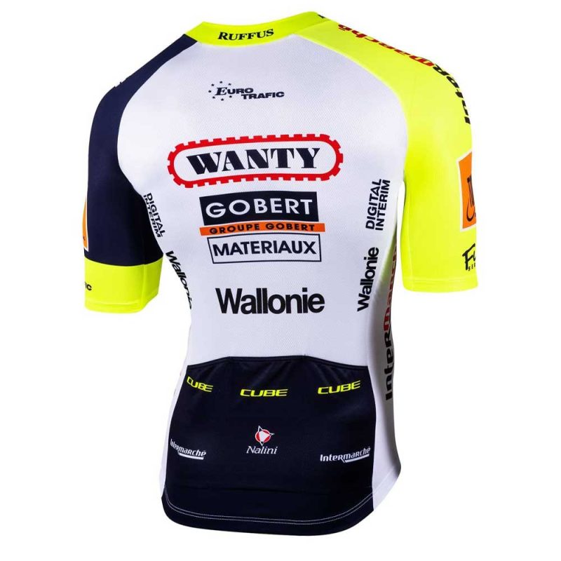 CJW036 cycling team jersey back