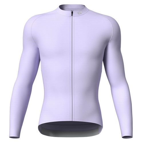 wulibike-purple-long sleeve-cycling-jersey-men-front