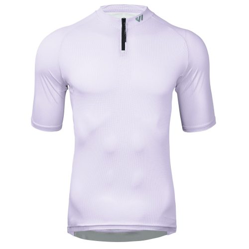 WULIBIKE-purple-half-zip-cycling-jersey-front-view