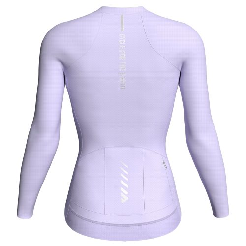 wulibike-purple-long sleeve-cycling-jersey-women-back