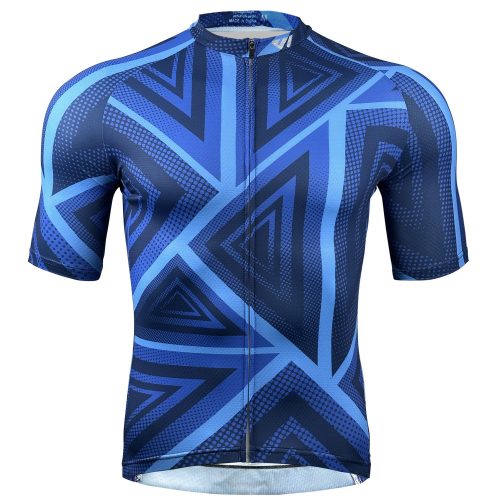 Men-Colorful-Cycling-Jersey-Blue-Front