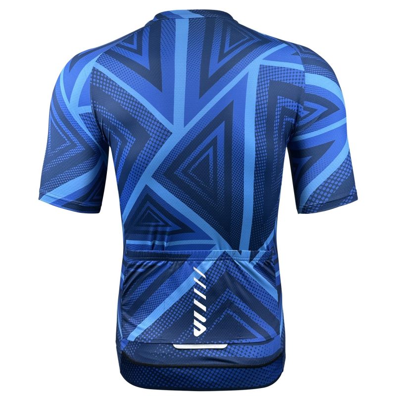 Men-Colorful-Cycling-Jersey-BLUE-Back